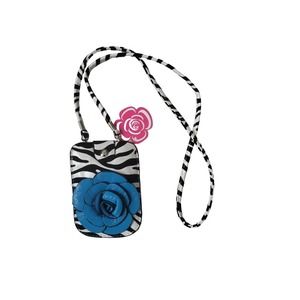 Zebra Print Wallet Handbag, Stylish Crossbody Wallet, Trendy Fashion Accessory